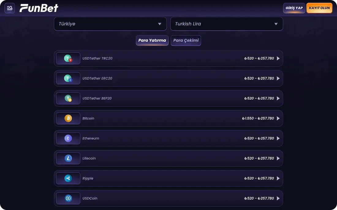 funbet casino ödemeleri